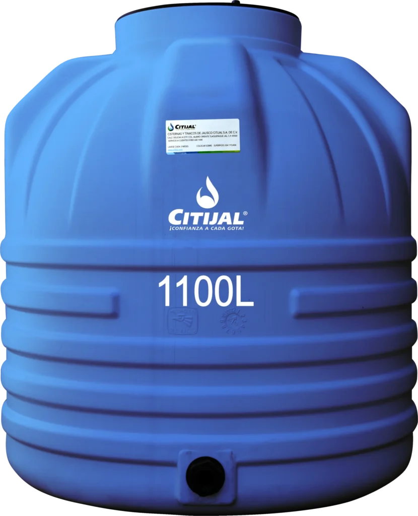 tinaco azul uso rudo 1100l